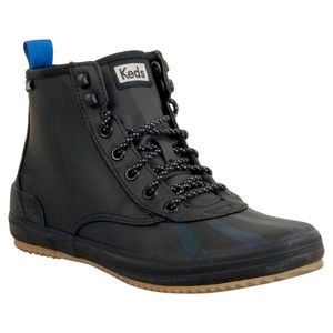 Keds Scout rain boot black and blue